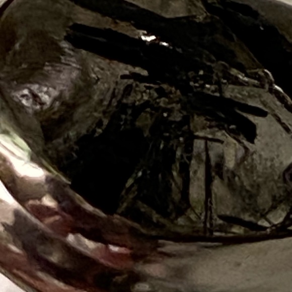 925 Strrling Silver Rutilated Quartz size 6 - Picture 6 of 10